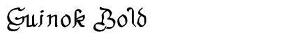 Guinok Bold preview