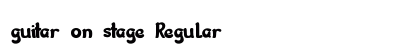 guitar on stage Regular preview
