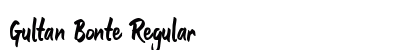 Gultan Bonte Regular preview