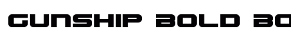 Gunship Bold Bold preview