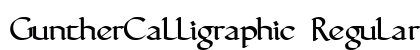 GuntherCalligraphic Regular Preview