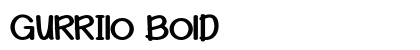Gurrilo Bold preview