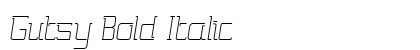 Gutsy Bold Italic Preview