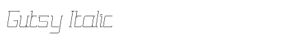 Gutsy Italic Preview