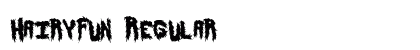 HairyFun Regular preview