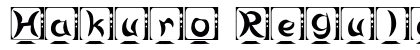 Hakuro Regular preview
