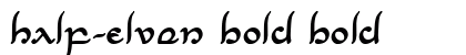 Half-Elven Bold Bold preview