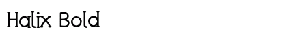 Halix Bold preview