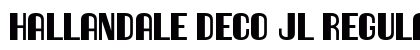 Hallandale Deco JL Regular preview