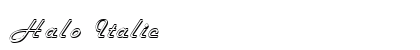 Halo Italic Preview