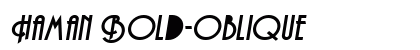 Haman Bold-Oblique Preview
