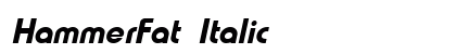 HammerFat Italic Preview