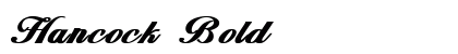 Hancock Bold preview