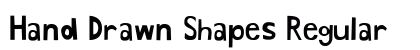 Hand Drawn Shapes Regular preview