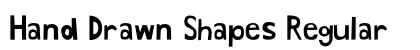 Hand Drawn Shapes Regular preview