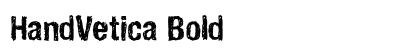HandVetica Bold preview