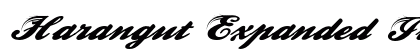 Harangut Expanded Italic Preview