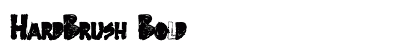 HardBrush Bold preview