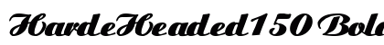HardeHeaded150 Bold preview