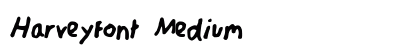 Harveyfont Medium preview