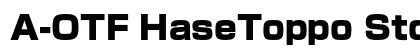 A-OTF HaseToppo Std U Preview