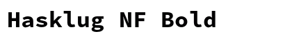 Hasklug NF Bold preview