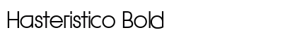 Hasteristico Bold preview