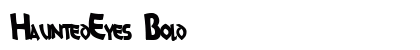 HauntedEyes Bold preview