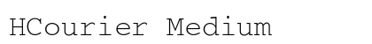 HCourier Medium preview