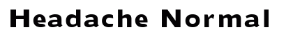 Headache Normal Preview
