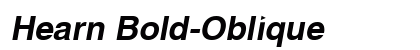 Hearn Bold-Oblique Preview