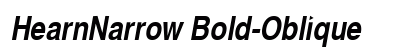 HearnNarrow Bold-Oblique Preview