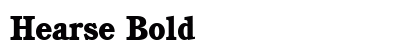 Hearse Bold preview