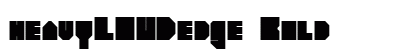 heavyLOUDedge Bold preview