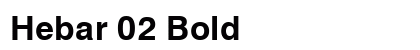 Hebar 02 Bold preview