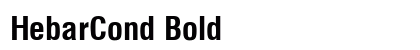 HebarCond Bold preview