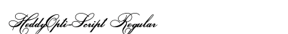 HeddyOpti-Script Regular Preview