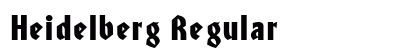 Heidelberg Regular Preview