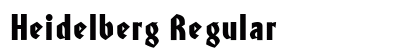 Heidelberg Regular Preview