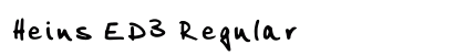 Heins ED3 Regular preview