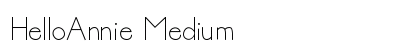 HelloAnnie Medium preview