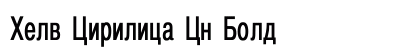 Helv Cirilica Cn Bold preview