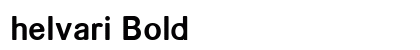 helvari Bold preview