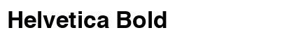 Helvetica Bold preview