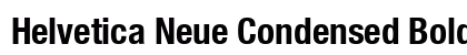 Helvetica Neue Condensed Bold Preview