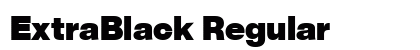 ExtraBlack Regular preview