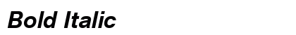 Bold Italic preview