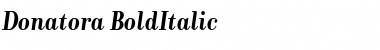 Donatora BoldItalic Font