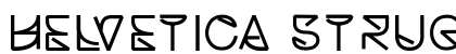 Helvetica Struggle Bold preview