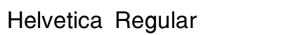 Helvetica Regular Preview